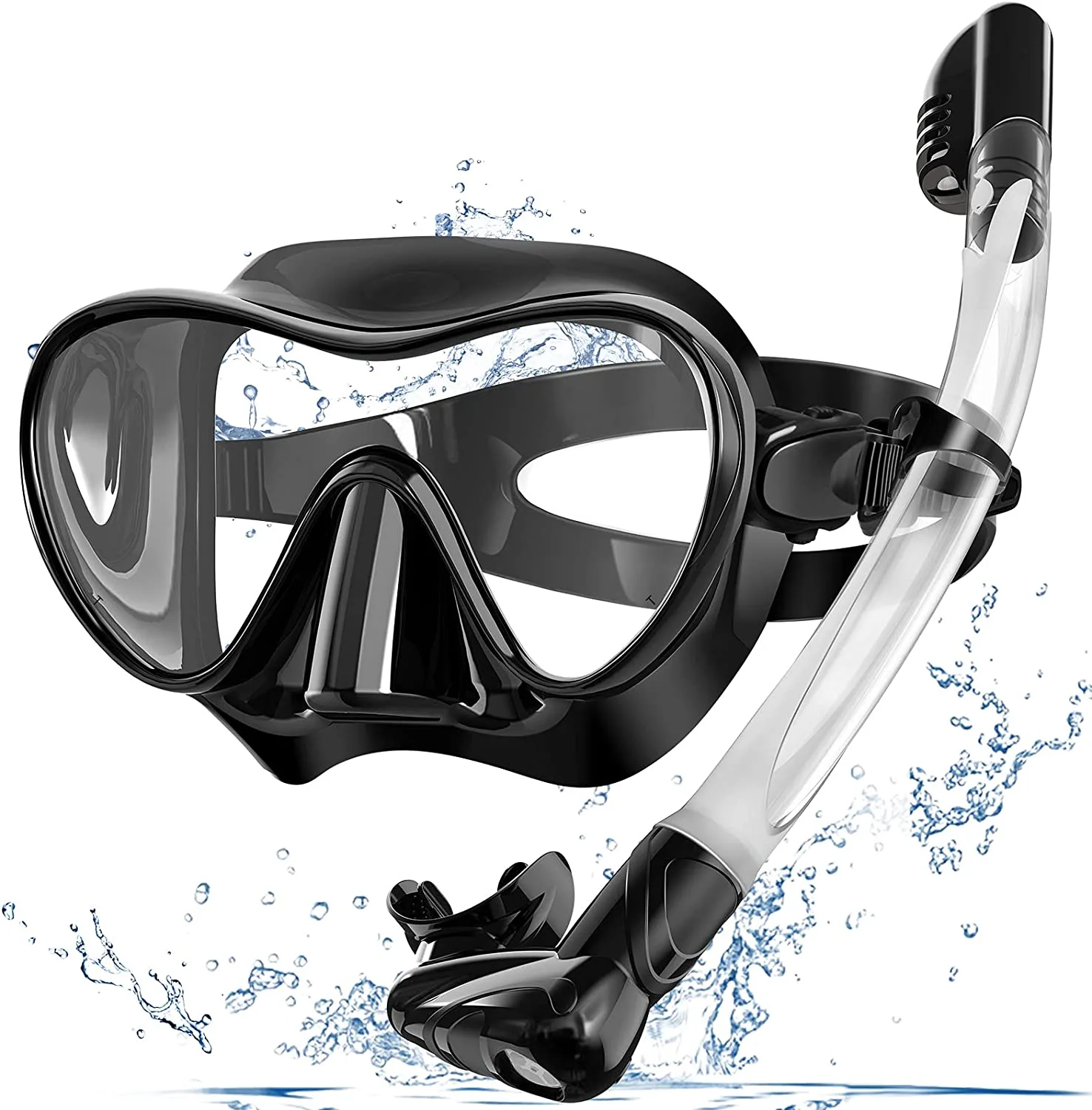 Bairuifu Snorkel Mask, AntiFog Tempered Glass Scuba Mask Review 2024