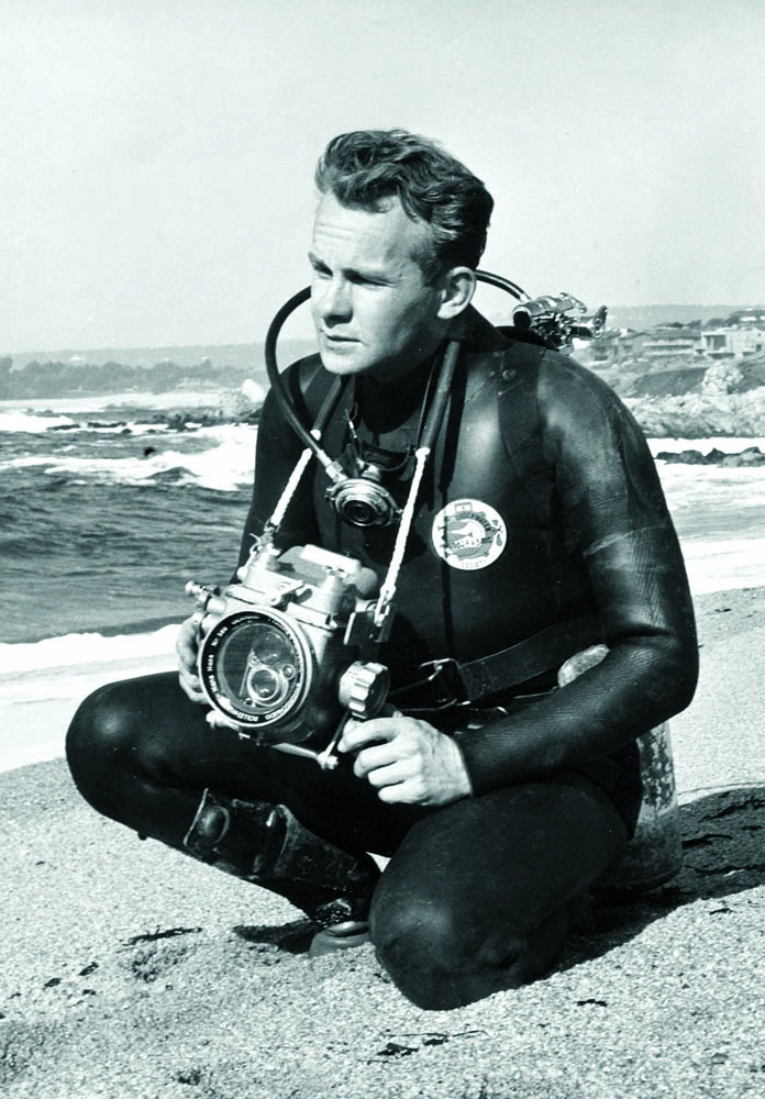 Bob Hollis underwater camera